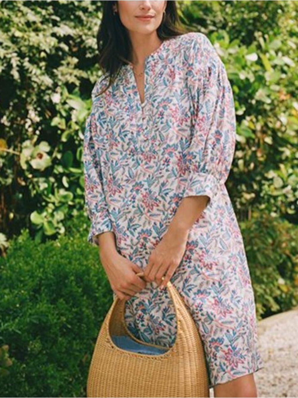 NWT J. Mclaughlin Nylee 100% Linen Floral
Dress Size XL